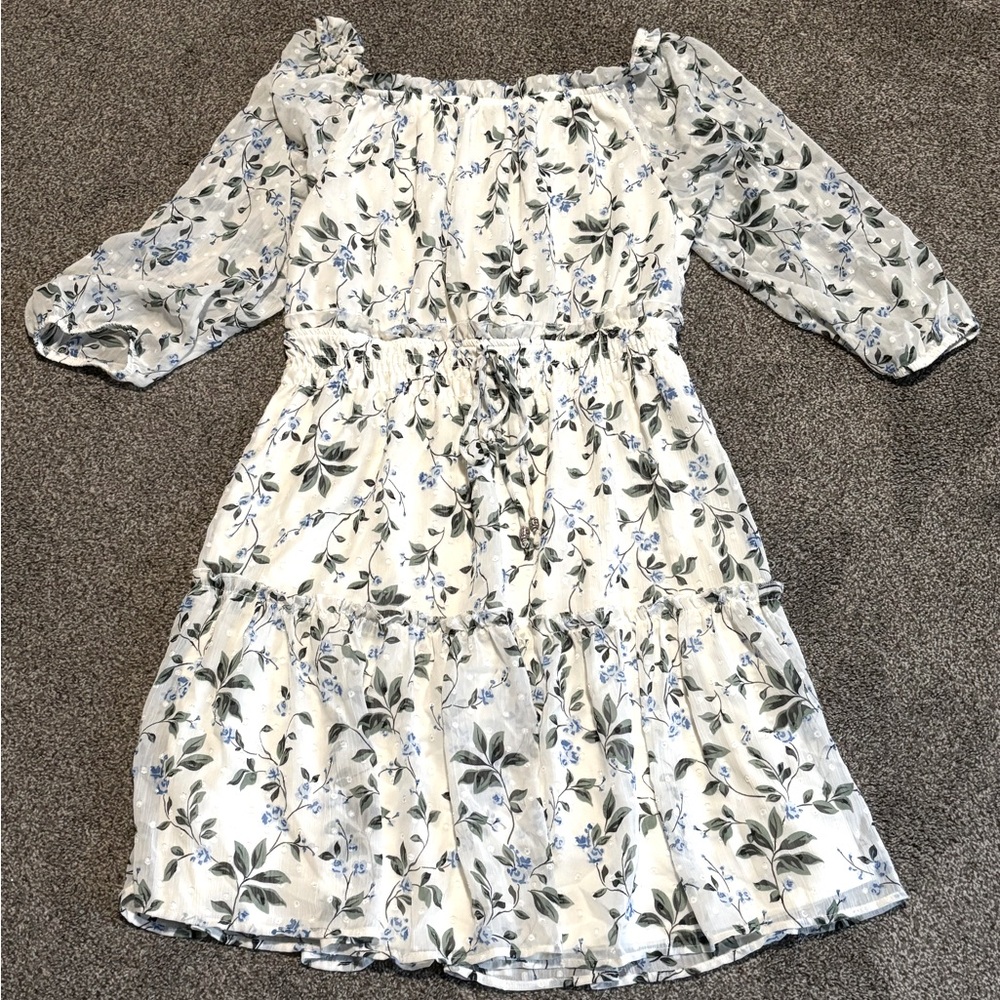 Floral Off-Shoulder Dress